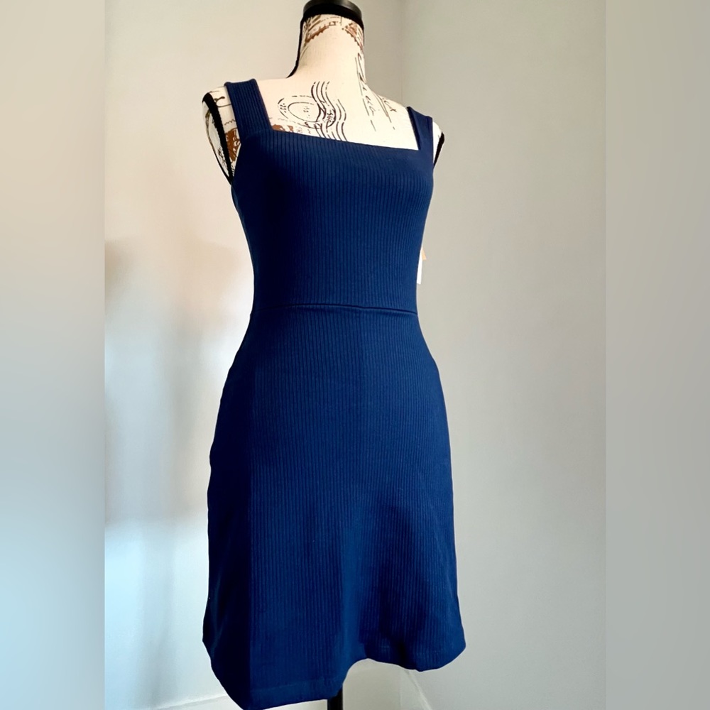 NWT Blue Tennis Dress W Pocket Shorts